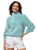 THE DRY STATE Women’s Fur Pull Over With High Neck