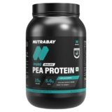 Nutrabay Pure Pea Protein Isolate – 25.3g Protein, 5g BCAA, Designed for Meal Supplementation, Easy to Digest Plant Protein for Muscle Growth & Recovery – 1 Kg Unflavoured, 30 Servings