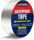 Waterproof Repair Tape 5cm x 5m Aluminium Foil Sealant | Heavy Duty Adhesive Leak Proof Tape for Pipe Leakage, Roof Crack, Wall Sealing | Heat Resistant Strong Grip Waterproof Tape (Silver)