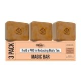 Ghar Soaps Sandalwood & Saffron Magic Bar For Bath (300 Gms Pack Of 3) | Paraben Free | Chandan & Kesar Bath Soap | Handmade Soaps For Glowing | Skin Brightening Soap For Men & Women