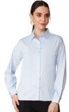 OOMPH! Full Sleeve Stylish Western Drop Shoulder Shirts for Women Regular fit Shirts for Woman