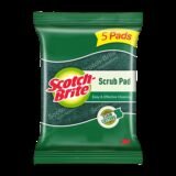 Scotch-Brite Scrub Pad(Regular, Pack of 5)