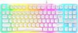 Ant Esports MK700 V2 TKL Wired Gaming Keyboard -White Wired USB Standard Gaming Keyboard Compatible with Laptop, Desktop(Mercury)