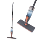 BonKaso Spray Mop with Handle & 420ML Refillable Bottle | 1 Mop Head for Floor Cleaning | Lightweight Wet & Dry for Home, Tiles & Wooden Floors