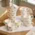 KTCeStore Pack of 6 Ceramic(Blue, Cup Set)
