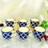 GALAXYCERAMICS Pack of 12 Ceramic(White, Green, Cup)