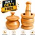 SRE Premium Non Chemical Wooden Spatula Non Stick Cooking Spoons Set of 4 Kitchen Tool Set(Brown, Spatula, Ladle, Cooking Spoon)