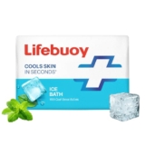 LIFEBUOY Ice Bath Soap Combo Pack of 5, 125g each, for Rapid Heat Relief, with Menthol and Cool Sense Actives, Refreshing Fragrance, Designed for Indian Summer, for Men and Women