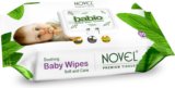 NOVEL Baby Wipes 80 Sheets with Lid(80 Wipes)
