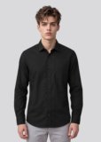 KILLER Men Solid Casual Black Shirt