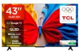 TCL 108 cm (43 inches) FHD Smart QLED Google TV | Dolby Audio 24 watts | HDR 10 | Metallic Bezel-Less | Multiple Viewing Mode | 43S5K