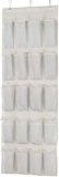 AmazonBasics 20 Pair Over-the-Door Shoe Organizer,White