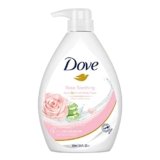 Dove Soothing Rose & Aloe Vera Body Wash for Replenished Skin, Refreshing Scent 1L