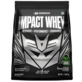 Bigmuscles Nutrition Impact Whey Protein Isolate & Concentrate [1.035kg, Rich Chocolate] | 24g Protein | ProHydrolase Enzyme Technology | Powered By Stevia | 3rd Party Tested