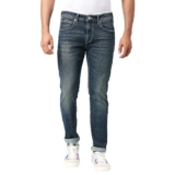 Pepe Jeans Tapered Vapour Tapered Fit Low Waist Jeans, Med Tint, 34