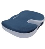 Eder Care Doctor Recommended Premium Orthopedic Foam Coccyx Seat Cushion for Tailbone Pain Relief, Sciatica Pain Relief Hip Support, Lower Back Support with Removable Cover, Blue, Pack of 1