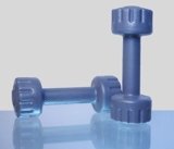 De jure Fitness (Set of 2) PVC Dumbbells Weights Fitness Home Gym Exercise Barbell (Pack of 2) Light Heavy for Women & Men’s Dumbbell-1kg. (Grey)