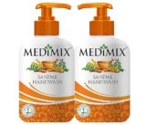 Medimix Sandal Liquid Handwash 250g Bottle (1 + 1 Combo Pack) | Ideal for Germ Protection, Soft & Moisturized Hands | Harsh Chemical-Free | Enriched with 18 Exotic Herbs