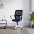 Interio by Godrej Curv Premium Mesh Wide Back Ergonomic Chair | Work from Home/Study Chair | 1-Year Warranty | Height Adjustable Chair | Heavy Duty PP Base | DIY Installation, Black
