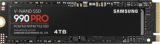 Samsung 990 Pro 4 TB Desktop Black PCIe NVMe Internal Solid State Drive (SSD) (MZ-V9P4T0BW)(Interface: PCIe NVMe, Form Factor: M.2)