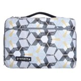 Protecta Oscar Waterproof 13 Inch Laptop Bag for Men & Women Ideal for Office & College Compatible With Macbook Air M1 A2337 and Macbook Pro A2338 & Other Slim 13″ Laptops – (Compass Print)