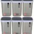 A+a Pets’ Sequins Set of 5- Harness, Leash, Collar, Bow & Poo Bag Pouch for Dogs and Cats (M, Red)