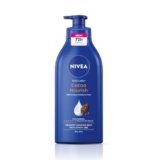 NIVEA Cocoa Nourish Body Lotion for Men & Women with Cocoa Butter, Hyaluronic Acid & Vitamin E Moisturizer for Dry Skin, Deep Nourish Serum Body Cream 72H Moisturiser, Non Greasy Face Cream 600ml