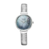 Titan Raga Viva Glam Plain 3 Hands Green Round Dial Silver A1Stainless Steel Strap Women’s Watch – NU2737SM01