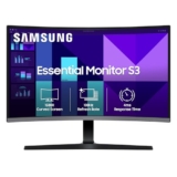 Samsung 32″ (80 cm) S3 1500R Curved Monitor|FHD 1920 x 1080|100 Hz|4 ms|Ports-HDMI,VGA|Game Mode|Eye Saver Mode|LS32D390GAWXXL||Wall Mountable|Black