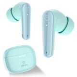 pTron Basspods Tour TWS Earbuds with 3D AudioScape, 45Hrs Playtime, TruTalk AI-ENC Calls, 50ms Low Latency Sync, BT v5.3, Type-C Fast Charging, Voice Asst. & IPX5 Water Resistant (Mint Julep)