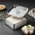 Next Future 5-Star Stainless Steel Mini Idli Plates set of 3 | Mini Idli Stand | Mini Idli Maker Stand with 54 Idli Kulis, High Polish with Rod Picker Handle (3 Plates)
