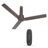 Havells 1200mm Elio Plus BLDC Ceiling Fan| Remote and Regulator Compatible| Sleek Design| 5 Star Rating|Watt: 28|Air Flow: 225 cmm|Speed: 350 RPM|100% Copper Wire Motor| 3 Year Warranty (Dusk)