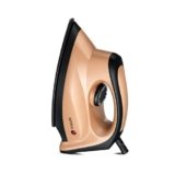 Intex Glidex Edge Dry Iron 1000W | Non-Stick German Coating Soleplate | Adjustable Temperature Control | 360° Swivel Cord | Lightweight Shock Proof Dry Iron for Clothes | 2 Year Warranty (Brown)