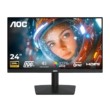 AOC 24B15H3 24 Inch (23.8″) Full HD IPS Monitor | 120Hz Refresh Rate | 1ms MPRT | Adaptive Sync | 3-Side Frameless | HDMI & VGA | Low Blue Mode | Flicker-Free | VESA Mount | Black