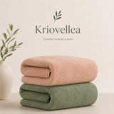 KRIOVELLEA Microfiber 500 GSM Bath, Sport, Beach Towel(Pack of 2)
