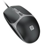 Portronics Toad 103 Wired Optical Mouse with 2400 DPI, Plug & Play, Ambidextrous, Hi-Optical Tracking, 1.5M Cable Length, 30 Lakhs Click Life, Ergonomic Mouse for Comfortable All-Day Grip (Black)