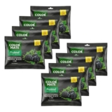 Color Mate Frutese Hair Color with Blackberry Extracts, No Ammonia, 100% Grey Coverage | Long-Lasting, Natural, Hair Colour from Fruits for Men & Women | 1.00 Natural Black, 40ml X Pack of 8