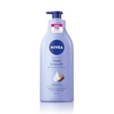 NIVEA Shea Smooth 600ml Body Lotion with Hyaluronic Acid & Deep Moisture Care | 72Hr Hydration | With Shea Butter | Non Greasy Formula for Smooth, Supple & Healthy Looking Skin | For Dry Skin