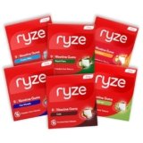 RYZE Nicotine Gum Variety/Trial Pack, 54 Count – (6 Flavors*9 Gums each) | Sugar-Free | FDA Approved | Smoking Cessation Support | Gentle on Throat