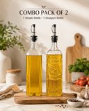 OTIZ 900 ml Cooking Oil Dispenser Set(Pack of 2)