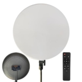 Eloies® BD-HP19 Flat Round Panel Light for Photography and Videography (19 Inch Big Size, 80 Watt) | Continuous Lighting with 3200K – 6500K | Brightness Adjustable with Remote Control