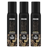 Axe Signature Dark Temptation Long Lasting Deodorant No Gas Body Perfume For Men 200ml, Pack of 3