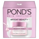 Pond’s Bright Beauty Light Cream with UV Filter | Niasorcinol | 100x Better than Vitamin C | Niacinamide | Fades Dark Spots, Brightens Skin, 50g