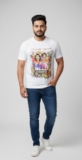 Men’s Holi Special White Graphic T-Shirt – “Rang Barse” Edition | Size S | PoPo Toys®