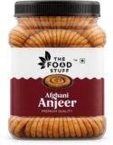 THE FOOD STUFF DRY FIGS PREMIUM ANJEER BOLD AND SOFT FIGS 1KG JAR PACK J26 Figs(1 x 1 kg)