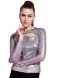 Tokyo Talkies Women Stunning Magenta Solid Top
