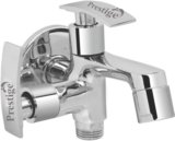 Prestige Passion Bib Cock 2 Way 1/2″ Passion (2- Way Bib Cock) Brass with Wall Flange Tap 1/2″ Bib Tap Faucet(Wall Mount Installation Type)
