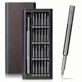 24 In 1 Mini Precision Screwdriver Set with Magnetic Head | Multi-purpose Alloy Bits for Mobile Phone, Tablet, PC & Household Repair Tool Kit