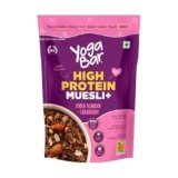 Yogabar High Protein Muesli 350g | 23g Protein per 100g | With Probiotics | Easy on gut | Choco Almond +cranberry | Protein Snack | High Fiber Food | Breakfast Cereal