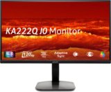 Acer KA222Q J0 54.61 cm (22 inch) Full HD LED Backlit VA Panel with sRGB 99%,ZeroFrame, HDMI + VGA, Eye Care, Tilt Adjustable Monitor (KA222Q J0bi)(Adaptive Sync, Response Time: 1 ms, 120 Hz Refresh Rate)